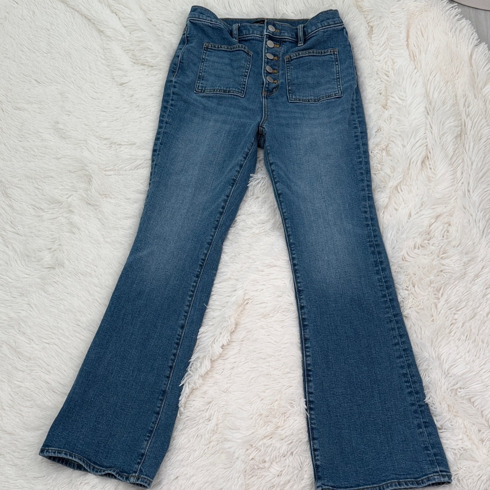 Women's Blue Flare Jeans